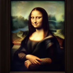 x ray of the monlisa