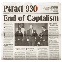 1 9 3 0 s newspaper headline end of capitalism
