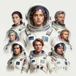 space ranger portrait, path traced, highly detailed, high quality, digital painting, alena aenami, lilia alvarado, shinji aramaki, karol bak, alphonse mucha, tom bagshaw