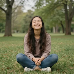 peaceful happiness