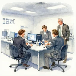 watercolor 1 9 5 0 s ibm lab overrun with black mold ian miller, boris vallejo, & albrecht durer, fine art masterpiece baked at 3 0 0 f, matte painting, backlit dystopian lighting, photorealistic render, cinematic,
