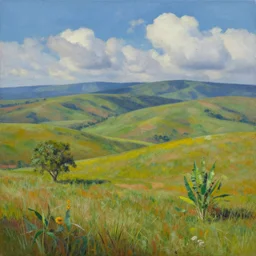 highly detailed landscape painting by thomas sanchez, 4k