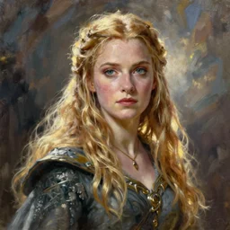 a portrait of Nazgul from LOTR, oil painting, high detail
