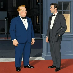 Leisure suit Larry, 1993, by Norman Rockwell and Edward Hopper. film noir