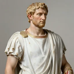 augustus roman emperor renaissance painting, elegant