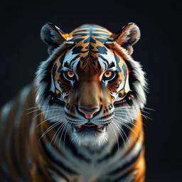 tiger made of glass, sharp focus, unreal engine, trending on artstation, photorealistic, octane, trending on deviantart - n 4