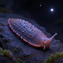 “A cosmic slug, high detail”