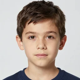 slim 2 0 years old boy, dark brown hair, small nose, honey eyes,