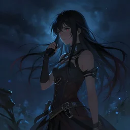 a girl from final fantasy live action, kino's journey, evocative, mystical night, very very very very detailed, award winning, masterpiece digital painting by greg rutkowski, alex grey, artstation, 4 k wallpaper