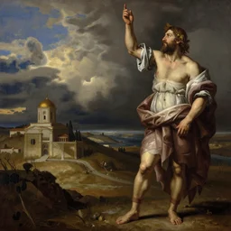 a digital painting mixing the styles of wlop and caravaggio