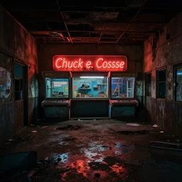 an abandoned chuck e. cheese ’ s an night