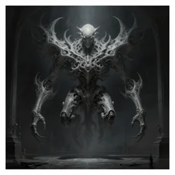 professional concept art of a symmetrical! abstract fractal ominous floating robotic terrifying giant thing in a dark room by artgerm and greg rutkowski. an intricate, elegant, highly detailed digital painting, concept art, smooth, sharp centred focus, illustration, in the style of cam sykes, wayne barlowe, igor kieryluk.