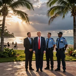 photo of trump getting arrested by the fbi at mar a largo