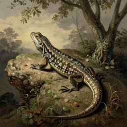 a lizard by ernst haeckel