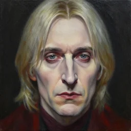 voldemort flat nose artgem highly detailed oil on canvas