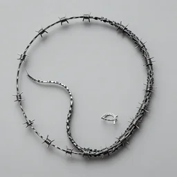 barbed wire bullwhip designed by Giger