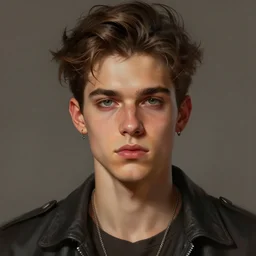 a portrait of a handsome, rebellious, young man, highly detailed, digital painting, trending on artstation