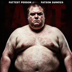 fattest person alive horror movie poster