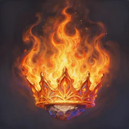 holy flame crown spell, no people, hearthstone, digital painting art, fantasy game spell symbol, matte painting concept art, art nouveau, swirly vibrant color lines, aesthetic octane render, 8 k hd resolution, rim light, raytracing, by fenghua zhong and ruan jia and jeremy lipking and peter mohrbacher and ilya kuvshinov and cushart krentz and gilleard james and greg rutkowski
