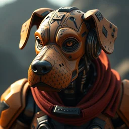 man robot dog, pino daeni, artstation, octane render, detailed, cinematografic, unreal engine 6