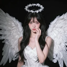“A angelic mirroring character”