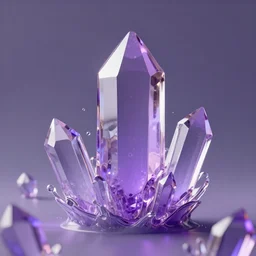 rendering of large glass crystals, cool purple grey lighting, cgi, 3 d render, arnold renderer, pinterest, 3 d design, advertising visualization, widescreen, splash page