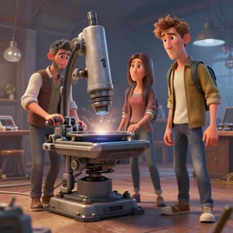 in 2 0 2 2 a machine draws better than humans, by ralph horsley, rossdraws, ilvya kuvshinov, matte painting, highly detailed, pixar, maya, artstation