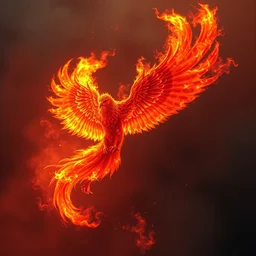 burning phoenix