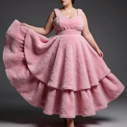 dior couture accent color design, fold layered flutter, heavy fabric full piece, soft fluffy texture, volume flowing folds aesthetic, femme curvy model posing dramatic shaded lighting photography, 8 k, sharp focus, saturated undertones