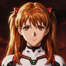 asuka from neon genesis evangelion! red dead redemption art style, semi realistic anime, portrait, beautiful face, symmetrical face