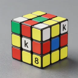 studio photography of an unsolved rubik's cube, 8 k, 4 k uhd, realistic, hyper realistic, super detailed, very detailed, detailed