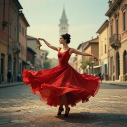 💃, panorama, style guido borelli, artstation, cinematografic