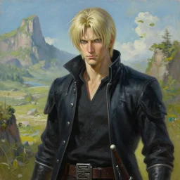 a portrait of a dante from devil may cry in a scenic environment by tite kubo, hightly detailed, incredible quality, trending on artstation, oil on canvas