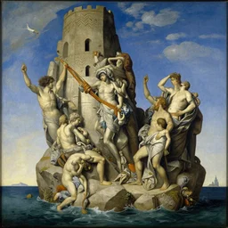 the tower of babel by gustave moreau