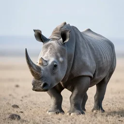 wooly ice age rhino nature photography