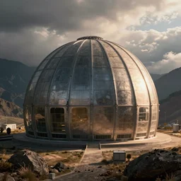 An enormous dome-shaped alien spacecraft landed in Peru