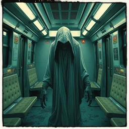 horror manga comic a haunted entity ghost designed by backrooms, silent hill 2, neill blomkamp, gantz, in toronto subway, polaroid, high production value, intricate details, 8 k resolution, hyperrealistic, hdr, photorealistic, high definition, tehnicolor, masterpiece, amazing colors,