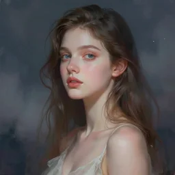 a beautiful girl, dreamscape, digital painting, concept art, 8 k, by dylan kowalski