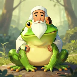 the Prophet Jerimiah as a bullfrog