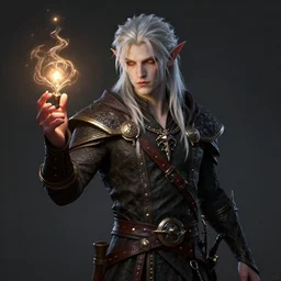an oil art portrait of young handsome pale bard tiefling, grim dark satyr wizard from d & d, young bard with music magic character design from vampire : the masquerade, 4 k, ultra detail, volumetric lighting, unreal engine, octane render
