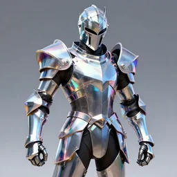 knight in prismatic shiny armor art by Daniel Dociu detailed hd