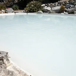 white pool