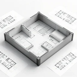 floor and lighting plans, sketches, blueprints, realistic, 8 k,