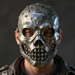 Steampank biomechanical face mask, octane render, cinematic, highly detailded