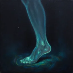 painting of 🕥, bioluminescence