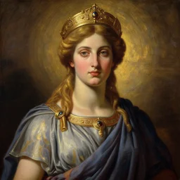majestic gracious regal goddess mater theia portrait, ancient greece, atmospheric lighting, painted, intricate, volumetric lighting, beautiful, rich deep colours masterpiece, golden hour, sharp focus, ultra detailed, by leesha hannigan, ross tran, thierry doizon, kai carpenter, ignacio fernandez rios