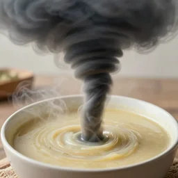 a tornado in a soup