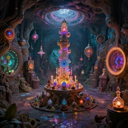 psychadelic dmt large basement, perfect for smoking dmt, photograph 4k