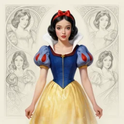 portrait of disney snow white in a dress, intricate, elegant, highly detailed, my rendition, digital painting, loose pencil sketch, sketchy, artstation, concept art, smooth, sharp focus, illustration, art by artgerm and greg rutkowski and alphonse mucha and uang guangjian and gil elvgren and sachin teng, symmetry!!