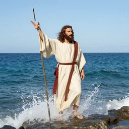 Moses splits the sea